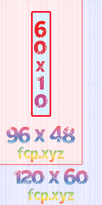 60-inx10-in Coroplast Printed in Full Color 1 Side